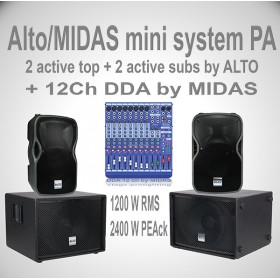 Alto/MIDAS mini PA sys